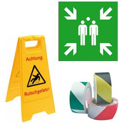 Absperrung/Schutz/Beschilderung