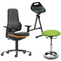 Arbeitsstühle / Stehhilfen